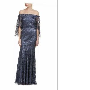 Theia Lace Mermaid Gown